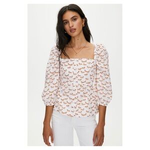 LITTLE MOON • Luckette Blouse in Amber Earth